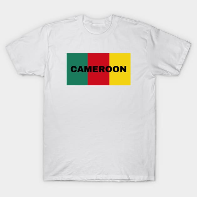 Cameroon Flag Colors T-Shirt by aybe7elf